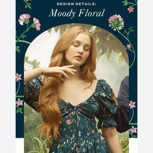 Hill House- Ophelia Nap Dress in Moody Floral